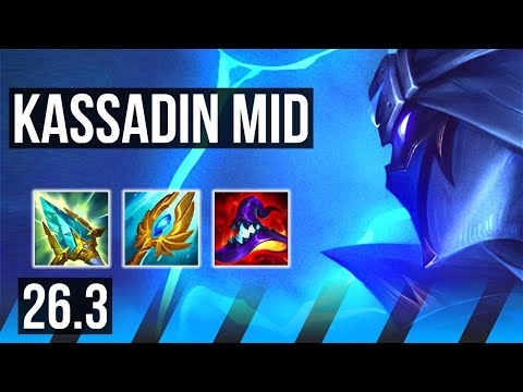 KASSADIN vs AKALI (MID) | 56K damage | EUW Grandmaster | 26.3
