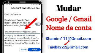 Download lagu Como alterar o endereço do Gmail - Alterar e-mail | Como alterar o ID de e-mail e o nome de usuário mp3