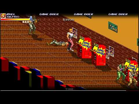Streets of Rage x - Axel 3 - Mania - 1-2 enemies - SOR 2 Path and Meter
