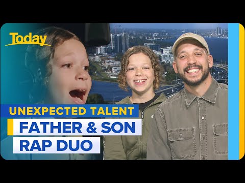 Iconic father and son rap duo spitting bars and writing rhymes in WA | Today Show Australia