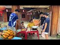 TU Makes Banana Cakes To Sell DAU Takes Care Of The Pigs For Baby NGAN S First Birthday Party