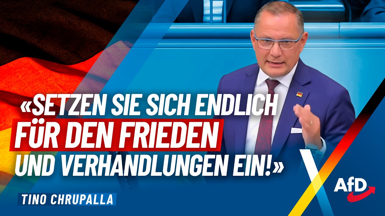 „Kohle, Gas und Kernenergie wieder nutzbar machen.“ – Tino Chrupalla – AfD