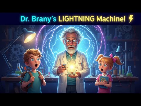 Dr. Brainy’s Lightning Machine! ⚙️⚡ | Fun Electricity Science for Kids | Smart Learning TV