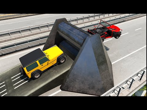 Cars vs Spinning Roller – BeamNG.Drive | BeamNG Premium