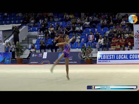 Cazacu Gloria  C S S nr 1 Timisoara  C N  de Junioare IV la Gimnastică ritmică   Ploiesti 2023 Junio