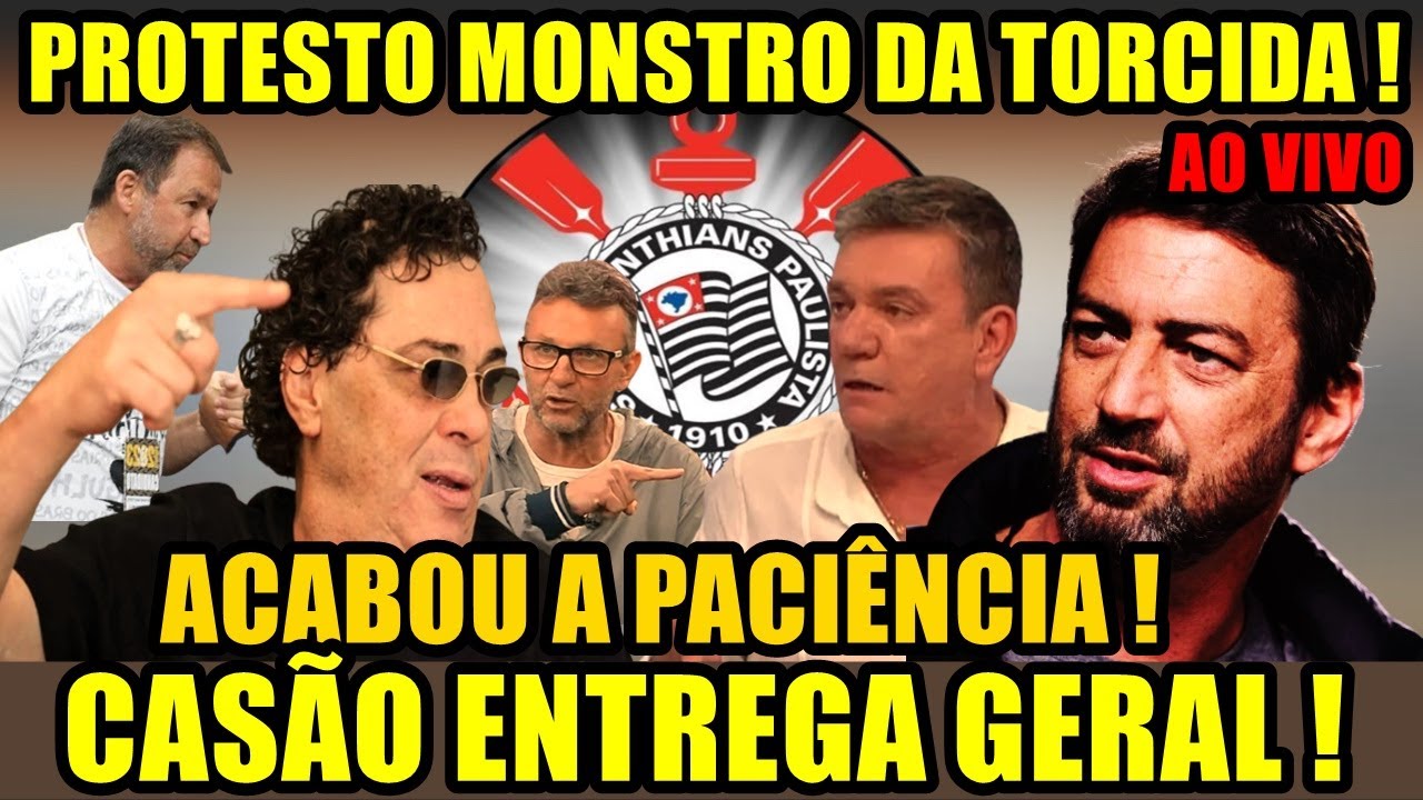URGENTE ! MANIFESTAÇÃO MONSTRA DA ORGANIZADA ! CASAGRANDE ENTREGOU A CABEÇA DOS RESPONSAVEIS !