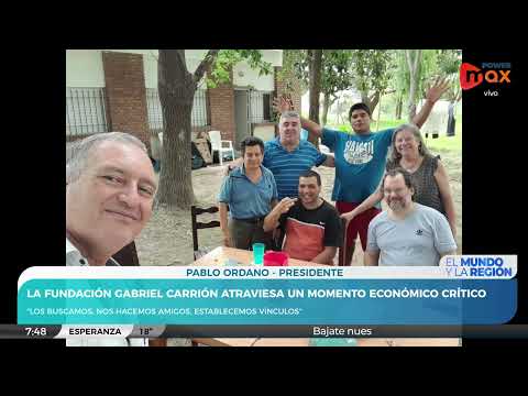 La Fundación Gabriel Carrión, con sede en Recreo Sur, precisa ayuda económica | Pablo Ordano - Pdte.