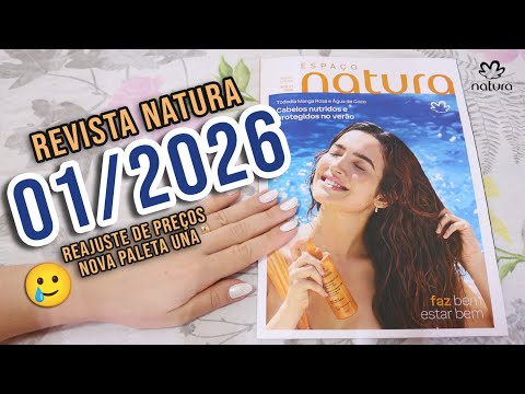 NATURA MAGAZINE 01/2026 4K | PRICE ADJUSTMENTS | NEW NATURA UNA COLOR PALETTE