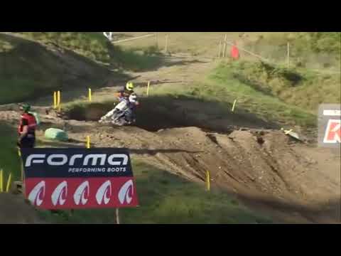 Romain Febvre crash Mxgp of Sweden 2019