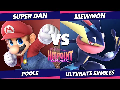 Hitpoint Summer July - Super Dan (Mario) Vs. Mewmon (Greninja) SSBU Ultimate Tournament