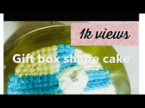 Vanila gift model cake