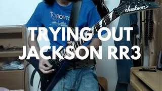 Video thumbnail for Trying out my new Jackson RR3 guitar by Shvan Kaban