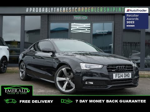 2014 14 AUDI A5 2.0 TDI QUATTRO BLACK EDITION S/S 2D 174 BHP FG14OHO