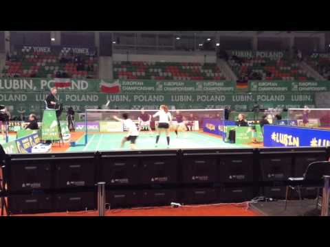 Mx Léonice Fabien europes U17 1ers coups