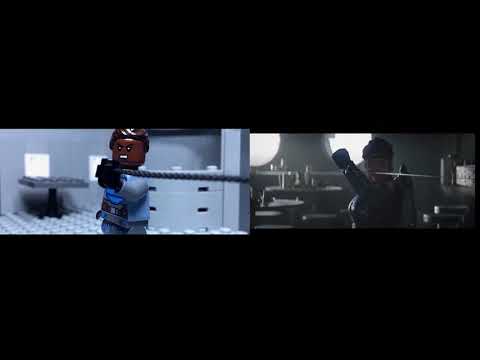 Boba Fett vs Koska Reeves fight comparison