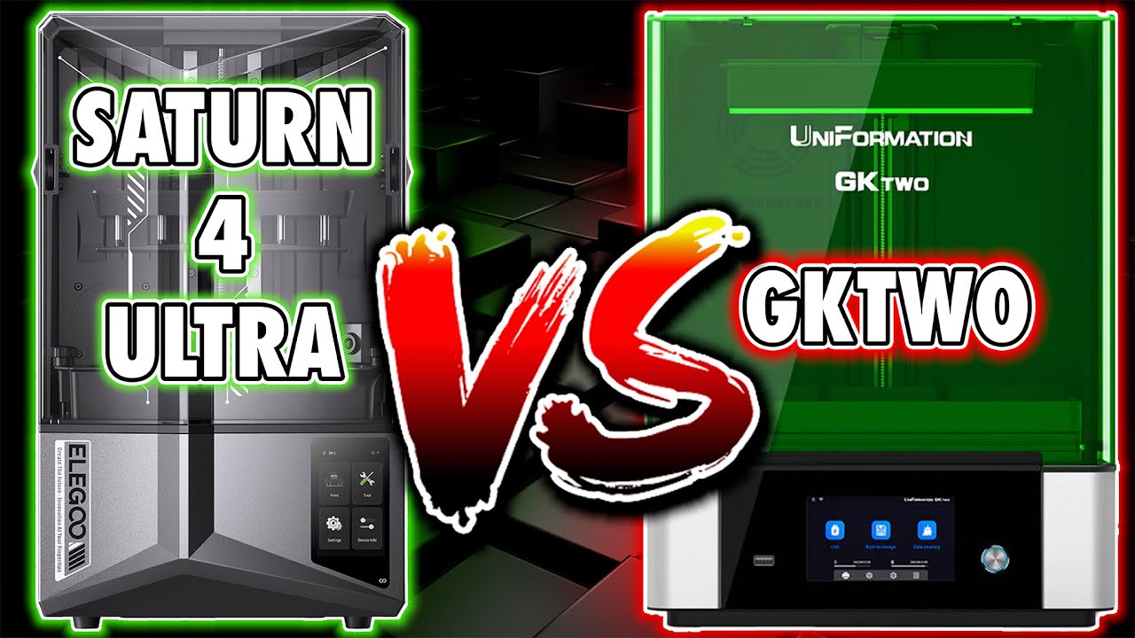 Elegoo Saturn 4 Vs Uniformation GK Two (Two) - The 10" Printer SHOWDOWN