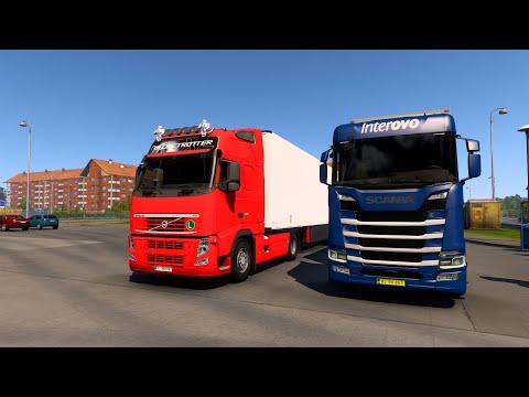 Ets2 1.46/ Volvo Fh 2009 / Kopenhagen (DK) to Odense (DK)