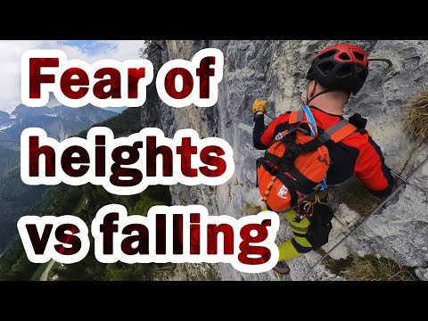 Fear of heights vs Fear of Falling on Via Ferrata - One is worse than the other (and permanent)