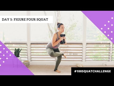 FIGURE 4 SQUAT. DAY 5 // BLOGILATES 100 SQUAT CHALLENGE