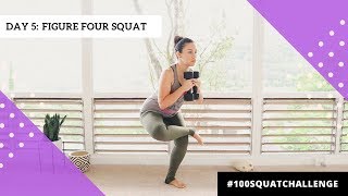 FIGURE 4 SQUAT. DAY 5 // BLOGILATES 100 SQUAT CHALLENGE