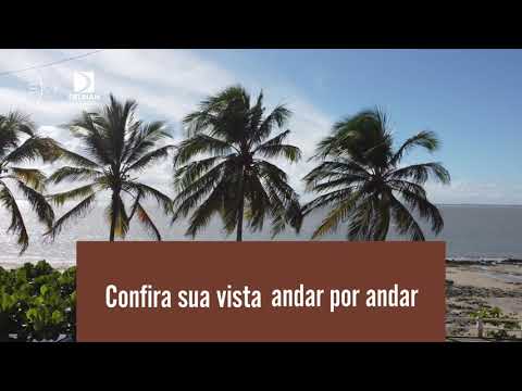 Sky Residence - Sua varanda emoldurando a mais bela vista do mar de São Luís