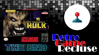 The Incredible Hulk (1993) Super Nintendo Famicom SNES Marvel ending [Retro Gaming]