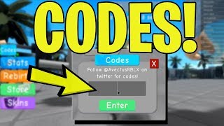 Wls 3 Codes म फ त ऑनल इन व ड य - weight lifting simulator 3 new codes roblox