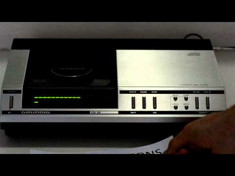 Grundig CD 30 with ORIGINAL manual - 1983 - similar to Philips CD 100 - CD30