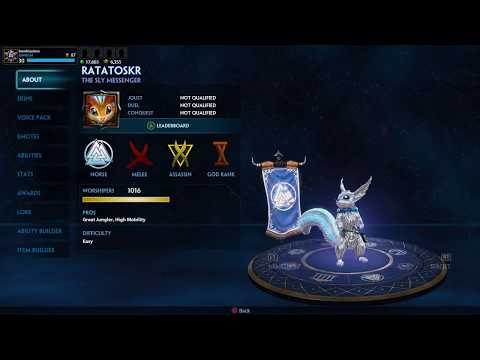 Ratatoskr - Smite Ability/Item build (patch 4.10)