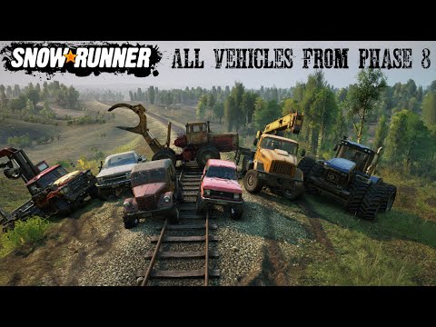All Phase 8 Vehicles Their Locations And How To Get Them Snowrunner Grand Harvest Update/DLC