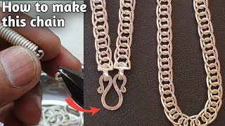 How to Make a Handmade Silver Chain/Chain Making Video/Jewelry Making/Gold Smith Luke