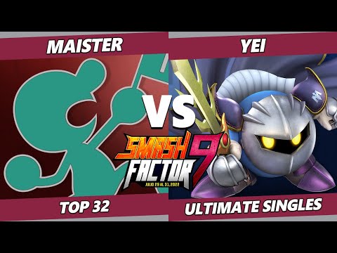 Smash Factor 9 - Maister (Game & Watch) Vs. Yei (Meta Knight, Sephiroth) SSBU Ultimate Tournament