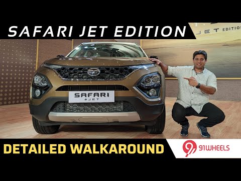 Tata Safari Jet Edition Walkaround Review || See Changes & Additions For The Extra Price