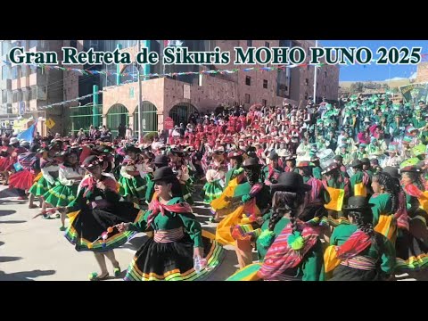 GRAN RETRETA MUSICAL DE SIKURIS POR EL XXXIV ANIVERSARIO DE MOHO PUNO PERÚ 2025