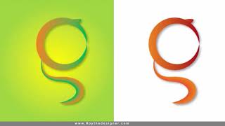 Letter Logo Design in Adobe Illustrator | g Letter logo design