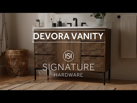 Invite Variation & Pattern To Your Bathroom - The Devora Vanity