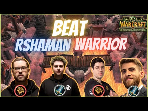 How to Beat Rshaman Warrior ✍️  l Tbc Rank 1 2v2 Priest Rogue Arenas