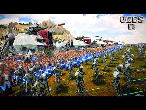 100,000 STAR WARS ARMY vs 3,500,000 TROLLS & ORCS | Ultimate Epic Battle Simulator 2 | UEBS 2