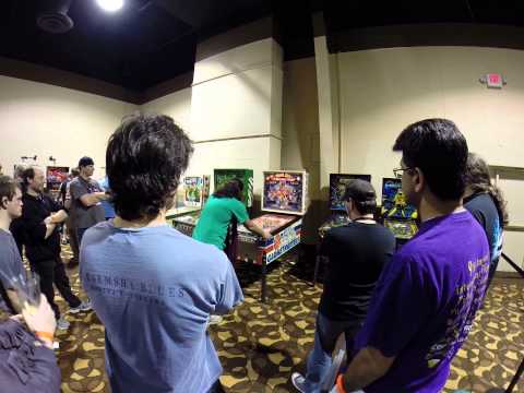 Lyman Sheets "Classics" Victory Plunge at the 2014 Louisville Arcade Expo Pinball Tournament