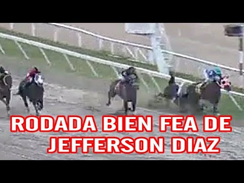 ¡CASI SE MATA! EL JINETE J. DIAZ AL TENER UNA RODADA BIEN FEA.