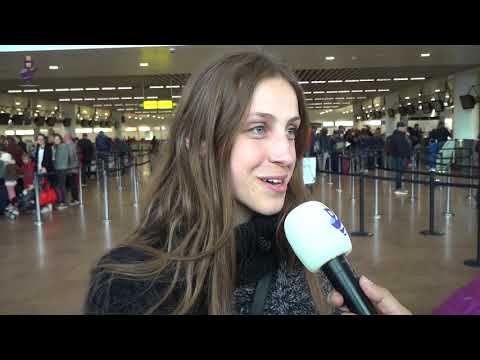 Eurovision 2018 - Belgium - Interview Sennek at Brussels Airport