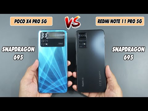 Xiaomi Poco X4 Pro 5G vs Redmi Note 11 Pro 5G | SpeedTest and Camera comparison