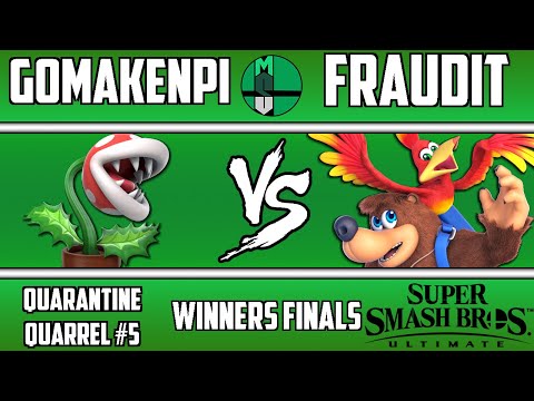 Quarantine Quarrel #5, Winners Finals: Gomakenpi(Piranha Plant) vs Fraudit(Banjo and Kazooie)