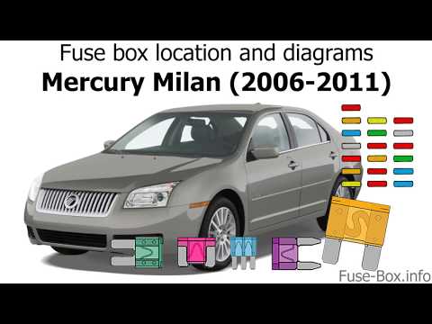Fuse box location and diagrams: Mercury Milan (2006-2011)