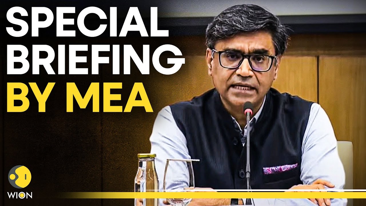 MEA LIVE: Special Briefing By MEA On Visit of President To Botswana And Angola | WION