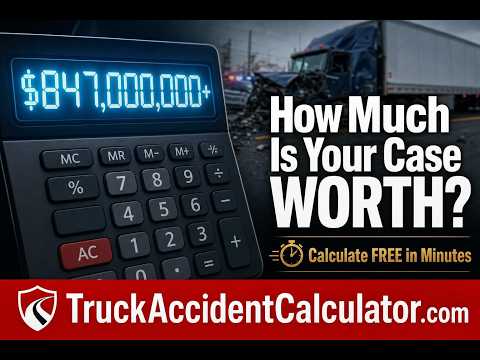 How Much Is Your Truck Accident Case Actually Worth?