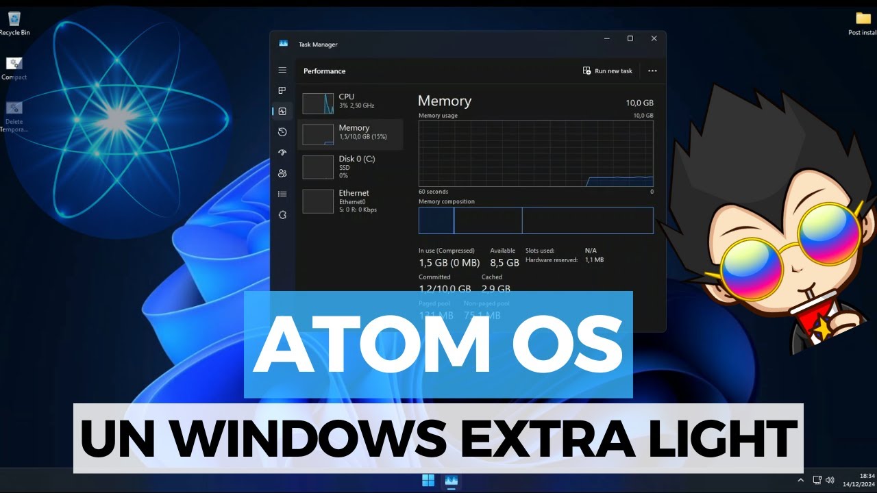 ATOM OS: LE PLUS LEGER OF WINDOWS