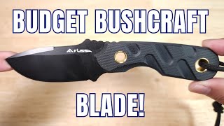 BEST BUDGET EDC/OUTDOOR BUSHCRAFT FIXED BLADE KNIFE UNDER $22 FLISSA 7" KNIFE REVIEW