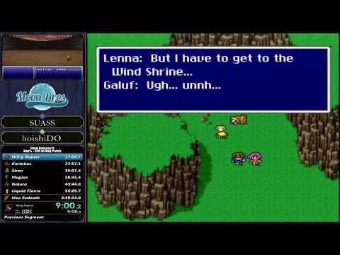 Final Fantasy 5 any% w/Eng Patch 3:38:33