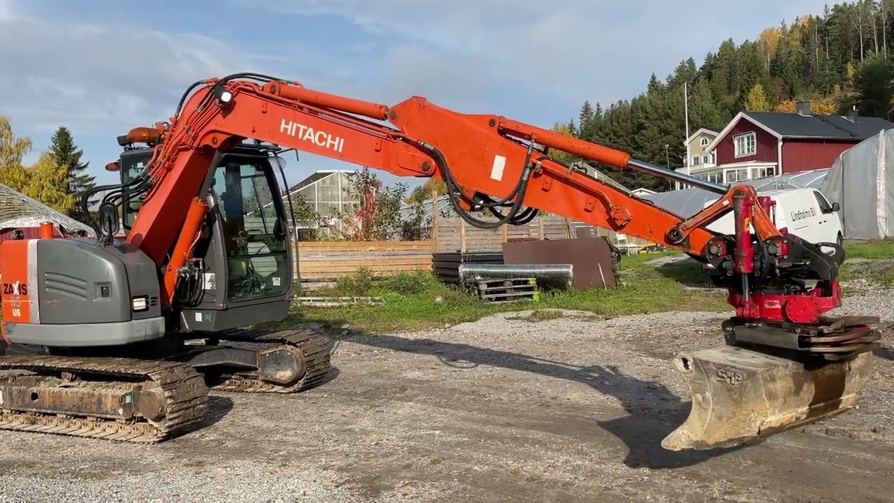 Grävmaskin Hitachi ZX85US-3, Örnsköldsvik, Klaravik auktione Grävmaskin Hitachi ZX85US-3, Örnsköldsvik, Klaravik auktione
